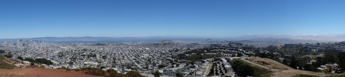 Twin Peaks view of San Francisco