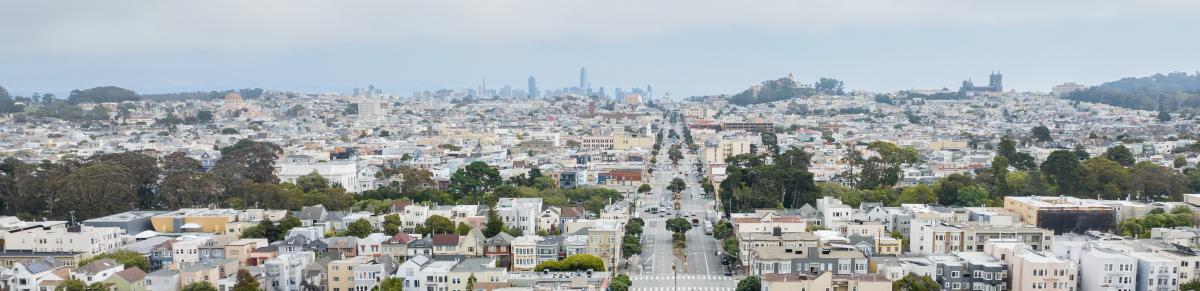 Panoramic view of the Richmond District