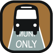 Muni Only Lane