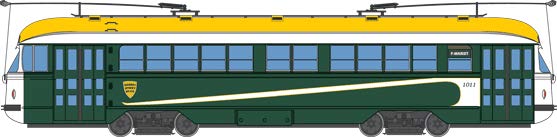 Market St. Railway Streetcar #1011