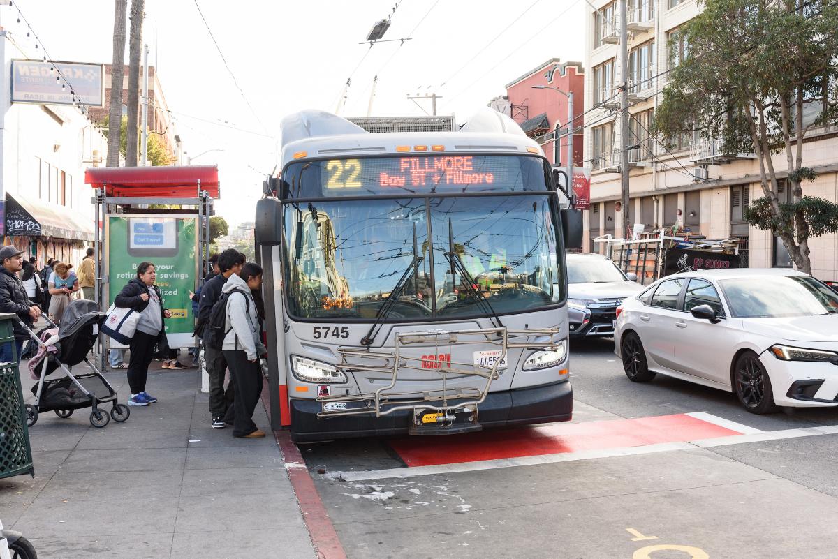 Bus bulbs improve boarding for passengers and pedestrian safety.