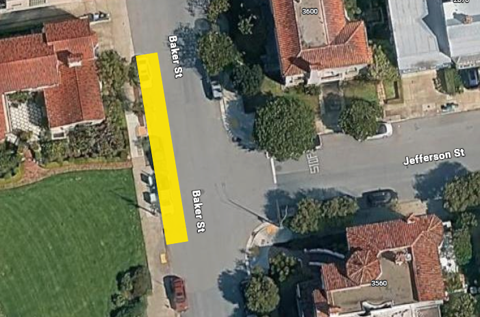 Map showing the Studio 60 event taxi zone