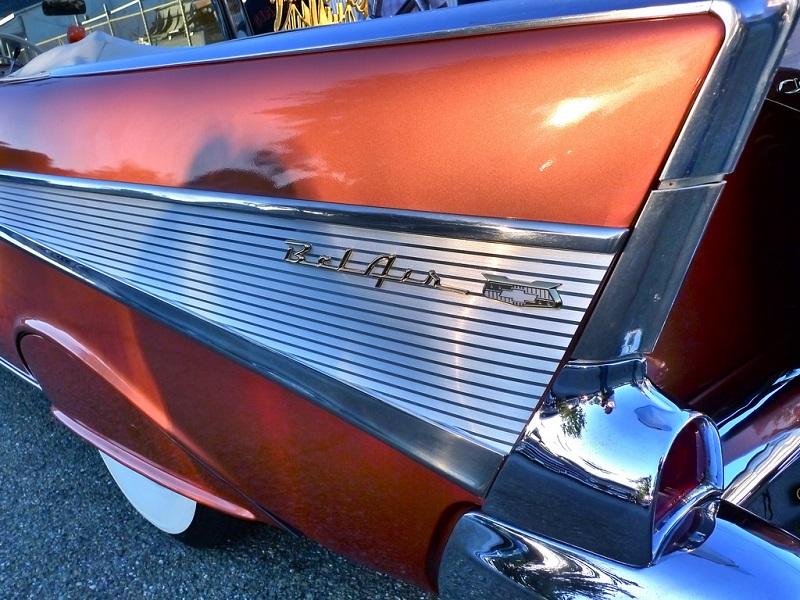 A loooow Chevy Bel-Air tail fin.