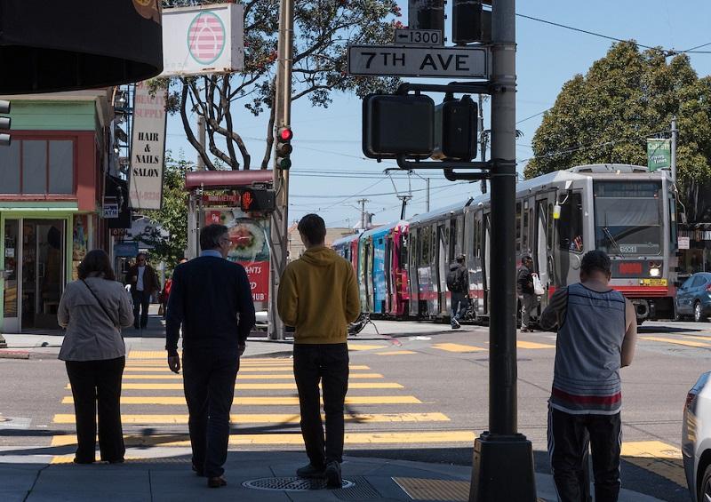 N Judah in the Inner Sunset.