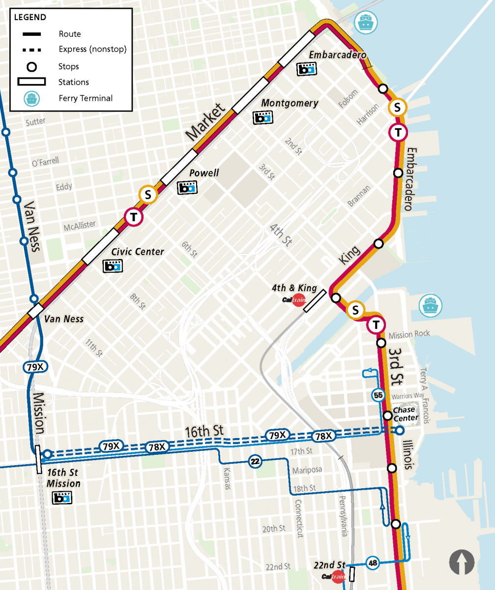 Chase Center Muni Transit Options