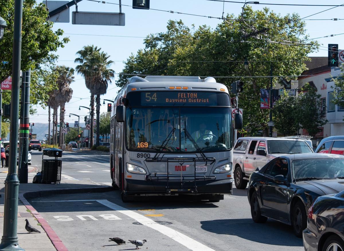 54 Felton bus to Bayview