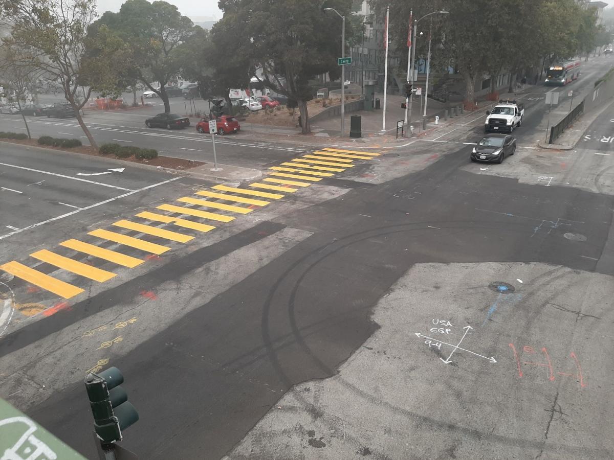 Geary crosswalk photo