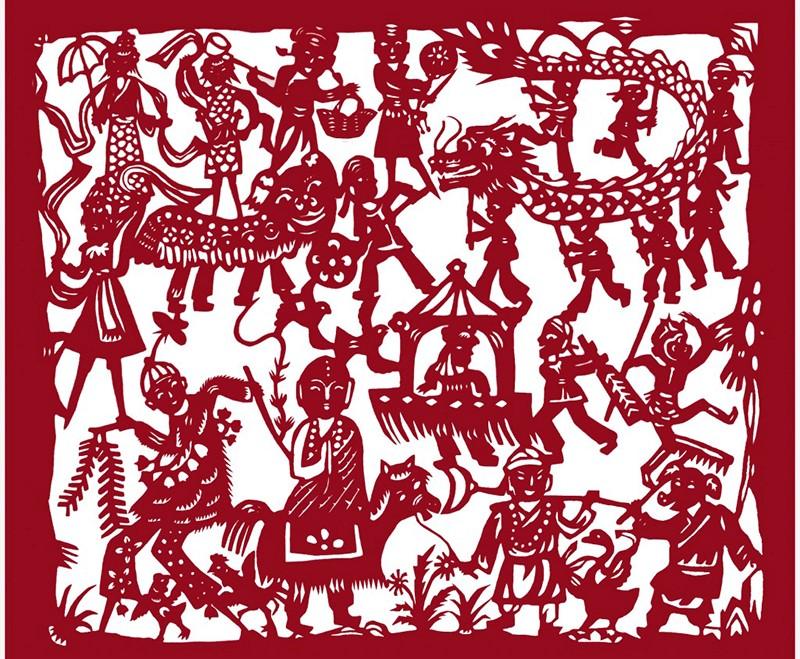 image of Chinese "paper cut" art