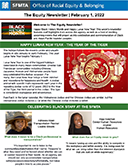 Cover page of newsletter; download for accessible content 