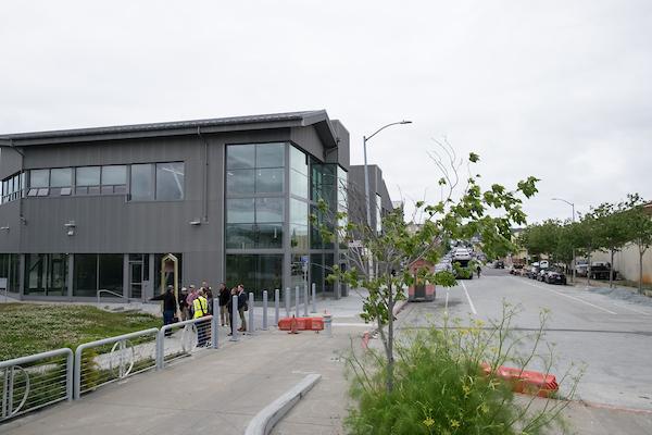 Islais Creek facility as seen from the intersection of Indiana and Tulare streets