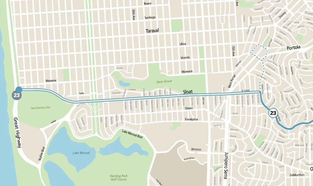 23 Monterey Route Map