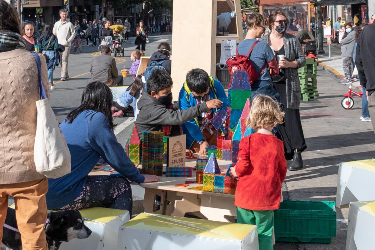 An open street event during Phoenix Day 2021