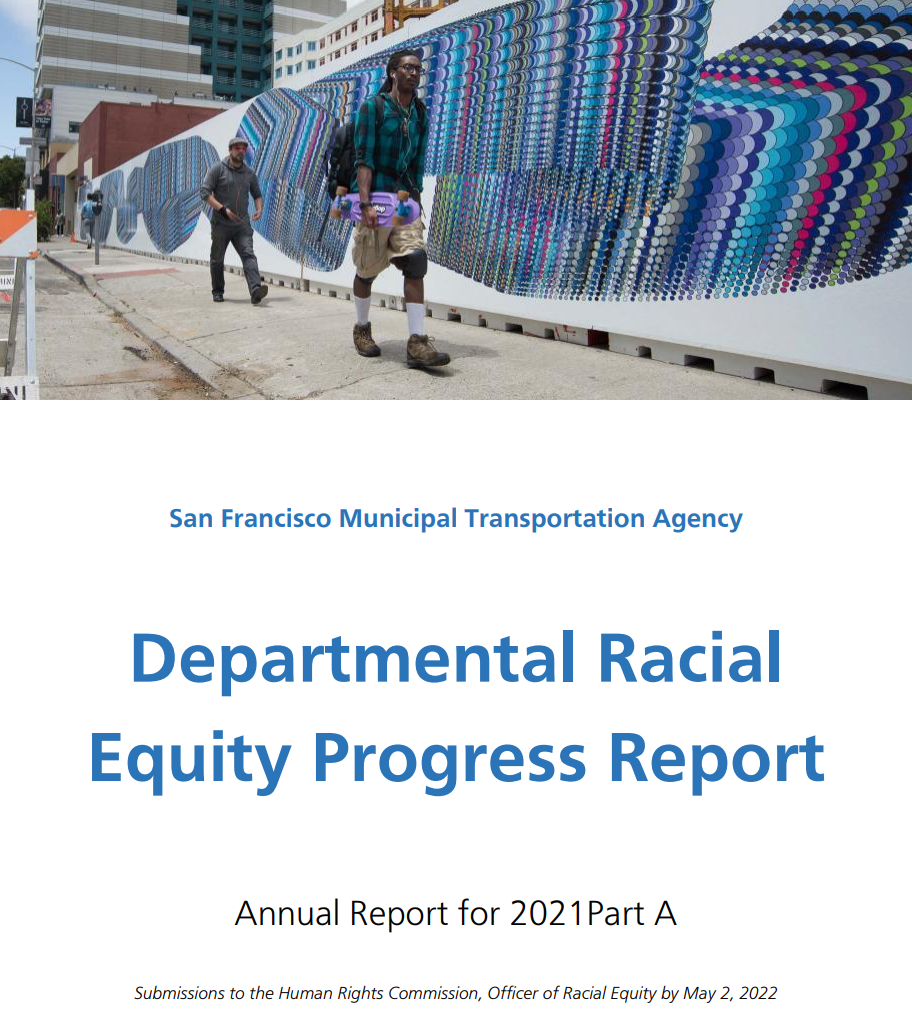 Racial Equity Action Plan Phase 1 Progress Report for 2021 cover