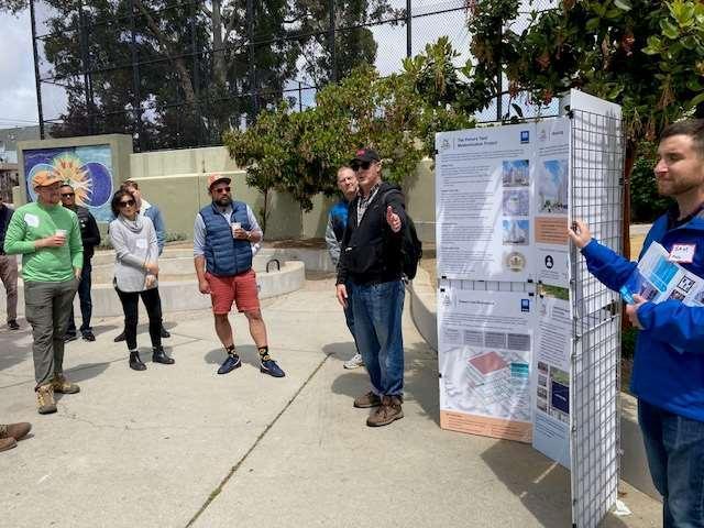 Potrero Yard project at Franklin Sq park spring 2023
