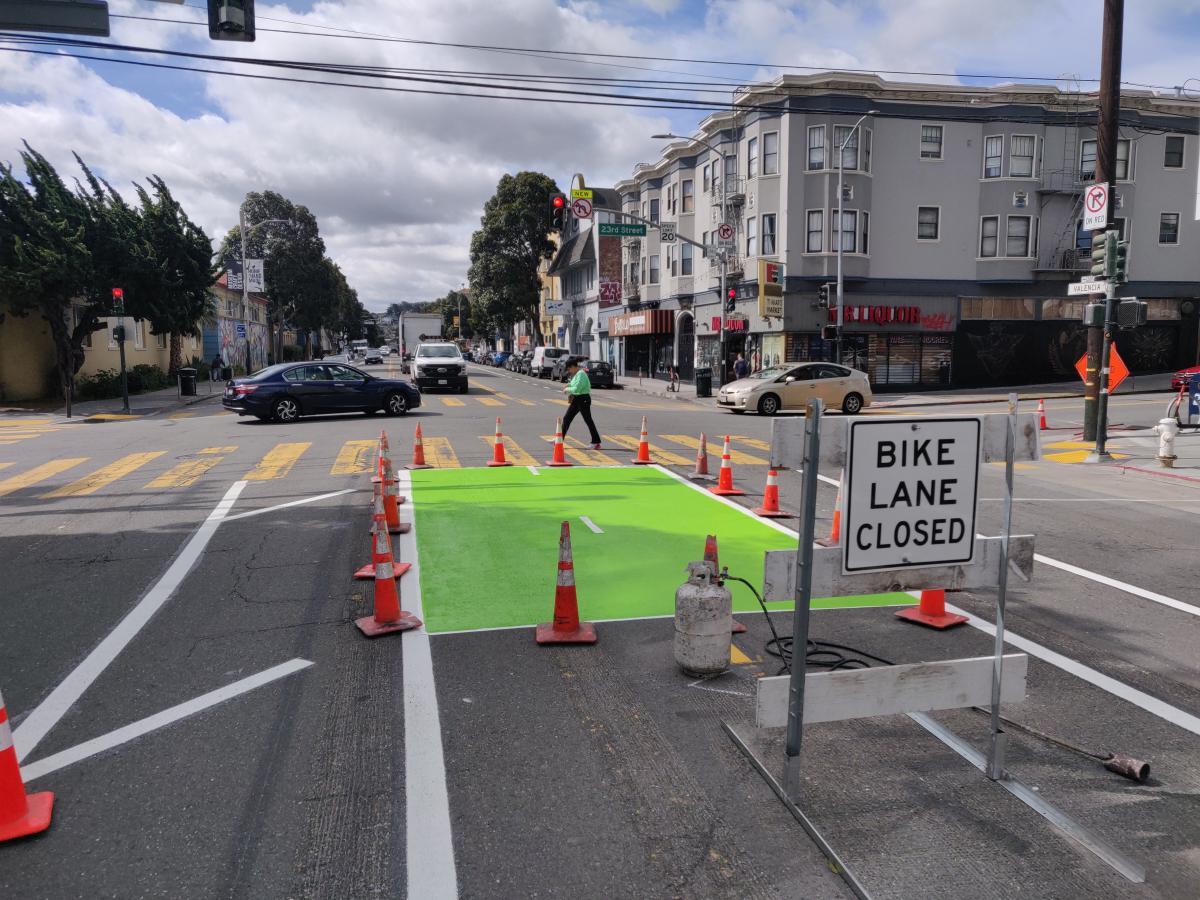 Construction on Valencia