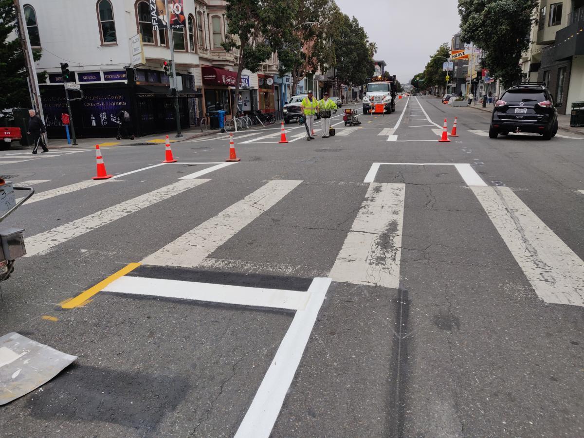 Construction on Valencia