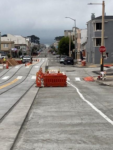 Replacing tracks and building new boarding islands