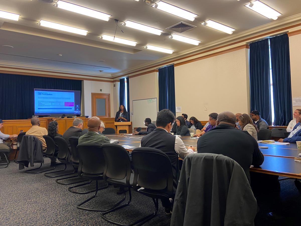 Presentation to the Local Business Enterprise Advisory Committee