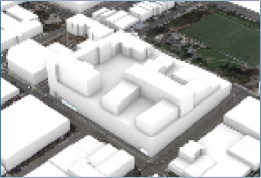 Various renderings of building variation alternatives