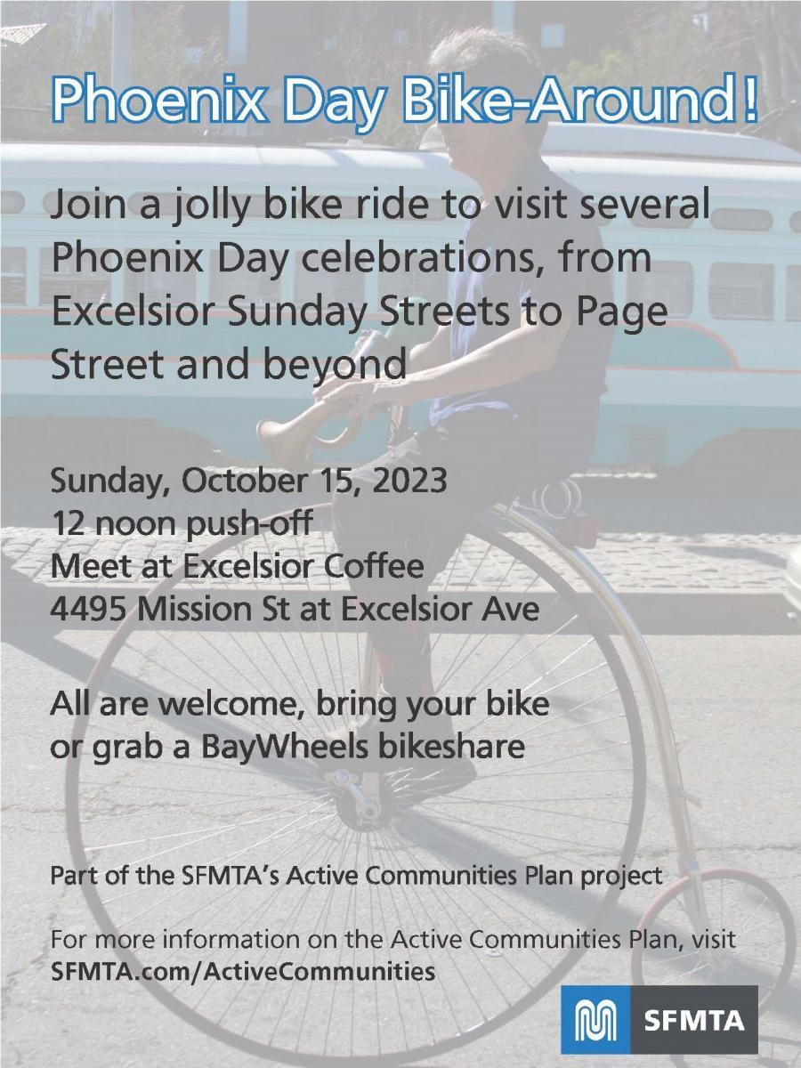 Flier for the Phoenix Day Bike-Around