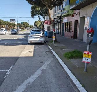 An example of color curb changes we made.