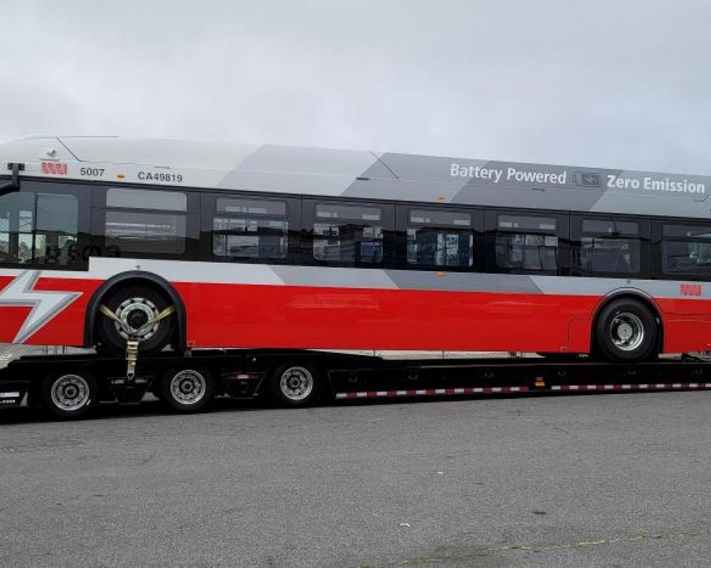 First new Proterra battery-electric bus