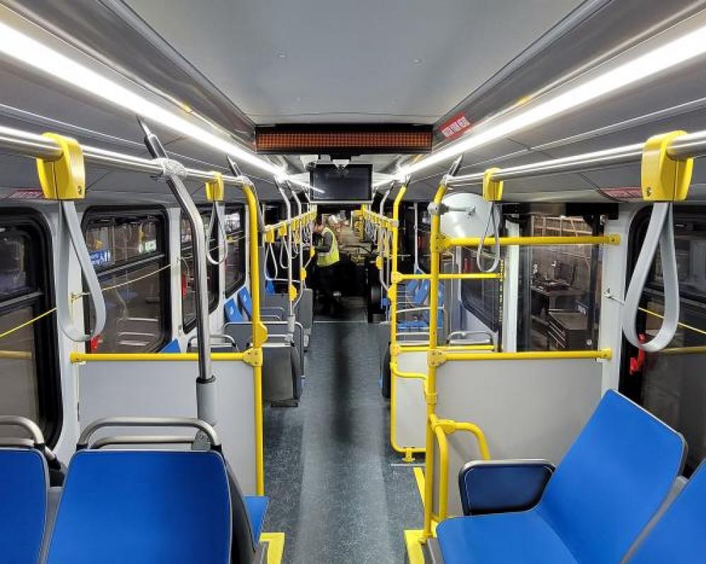 Inside the first new Proterra battery-electric bus