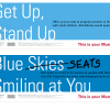 This is Your Muni cards on the new trains asking customers to give up their seats to those who might need them more.