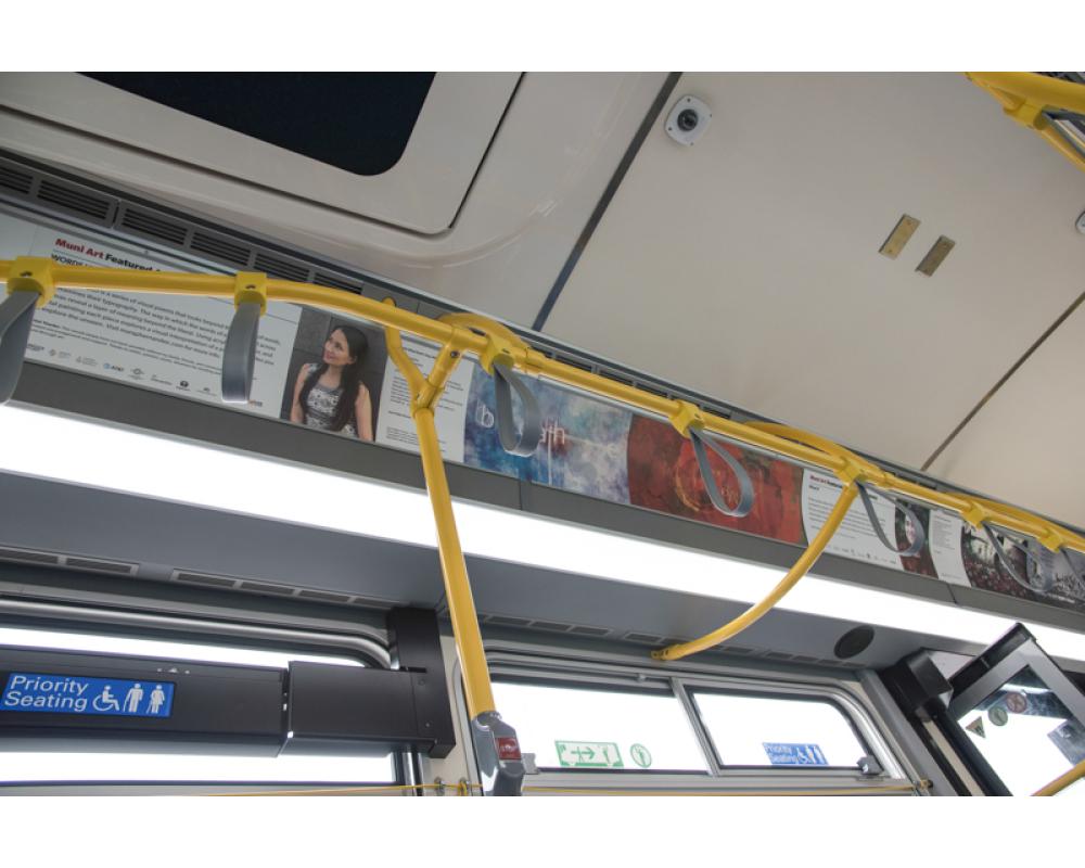 artwork in bus
