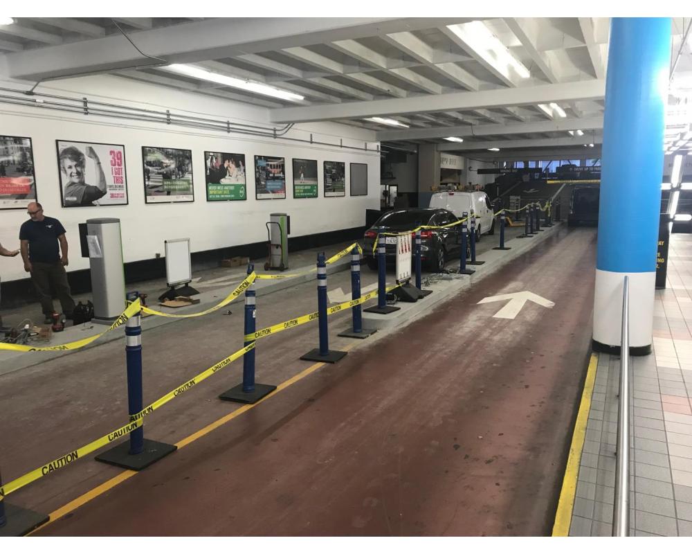Ellis O'Farrell Garage  - Street Install