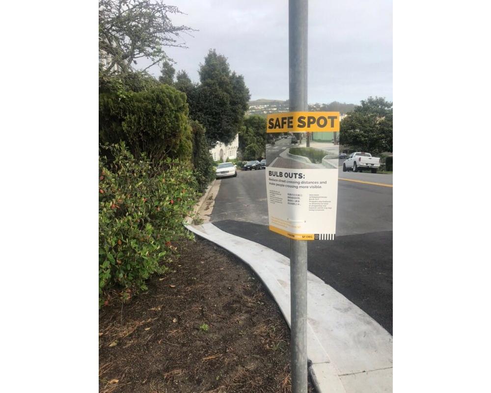 Vision Zero SF At Work Bulb Out