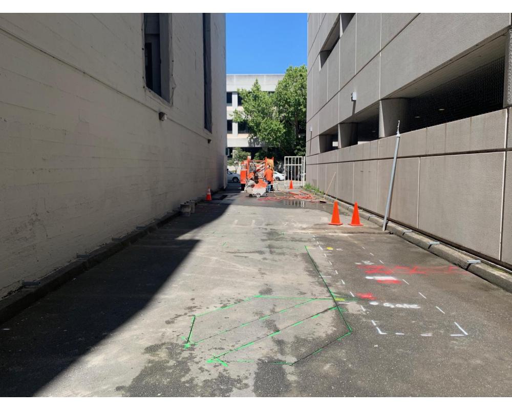 Performing Arts Garage Under Construction