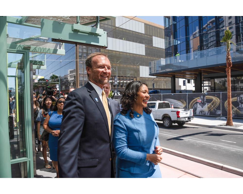 UCSF/Chase Center platform opening