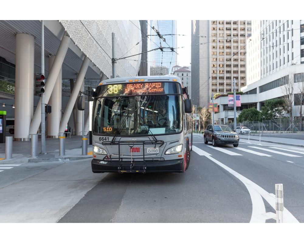 38R Muni bus on Beale Street