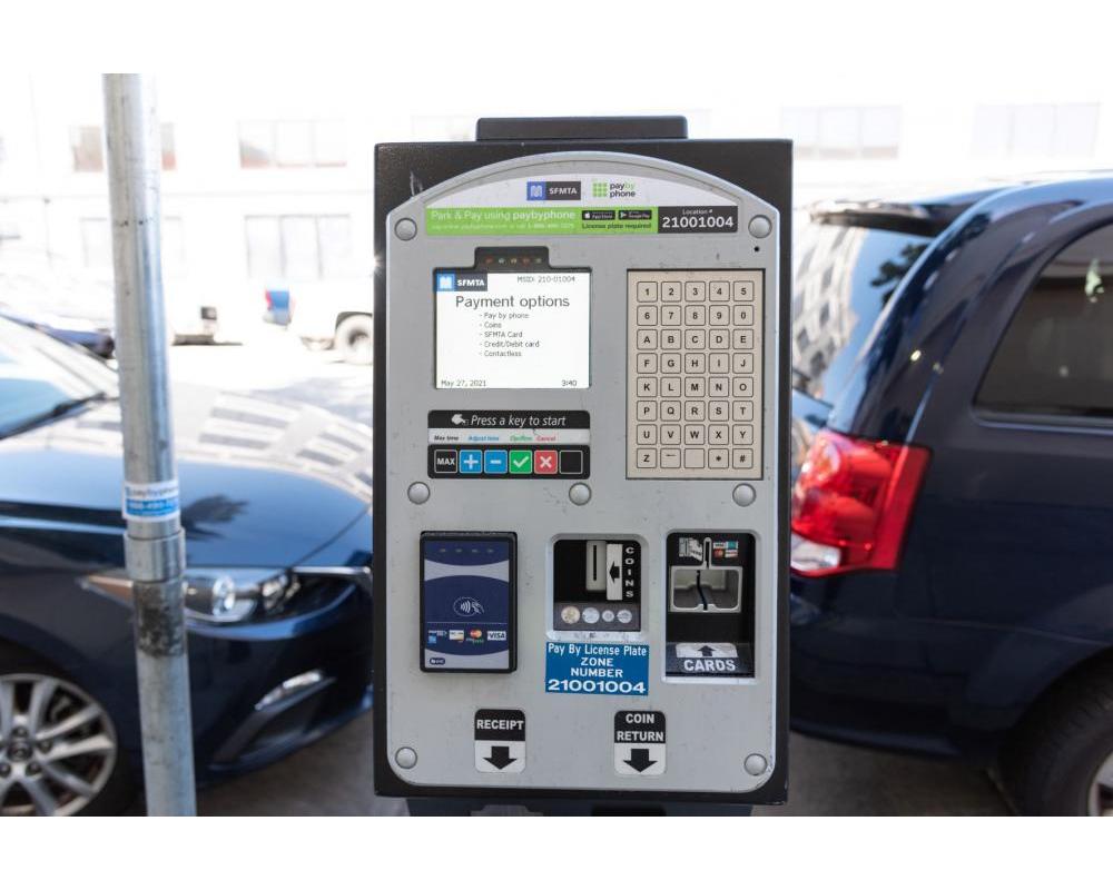Image of New pay-by-license paystation system close up shot