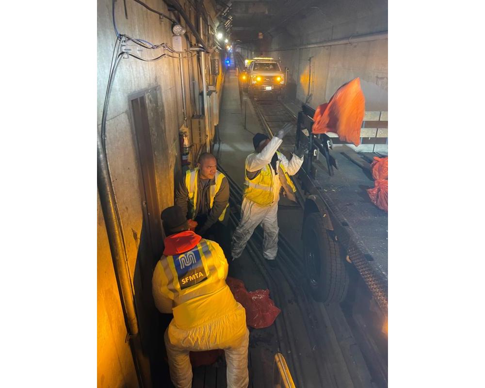 Our Maintenance crews remove debris from ventilation shafts, and mechanical and electrical rooms 