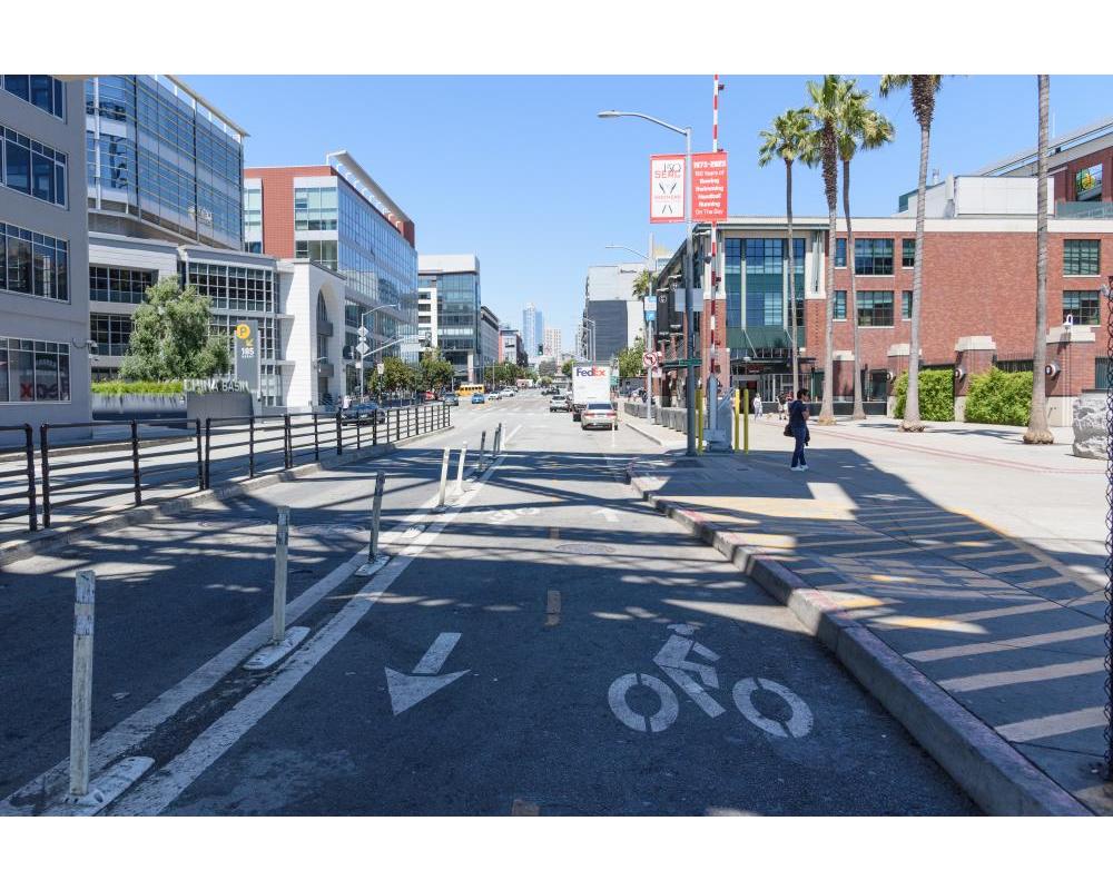 Exisitng bike lane on 3rd Street 