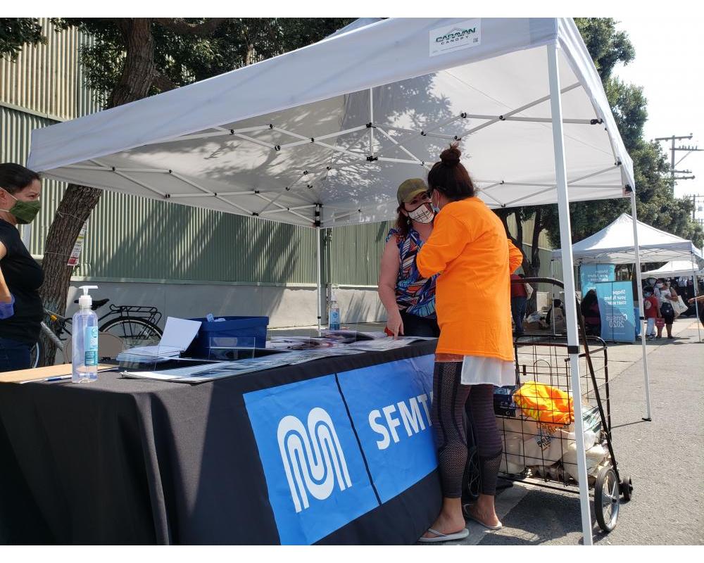 Tabling at Carnaval Salud es Poder September 2020