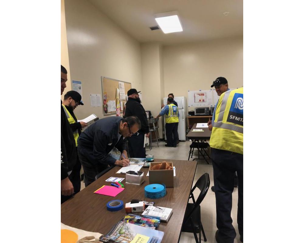 Meeting with Potrero Yard Maintenance Staff October 2019