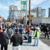 Photo of project ribbon cutting event with Mayor London Breed and Transportation Director Jeffrey Tumlin - March 10, 2020