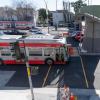 Image of new crosswalk being built at Webster next to the pedestrian bridge