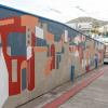 Platform mural underway at West Portal