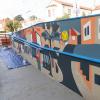 Platform mural nears completion at West Portal