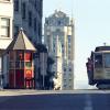 cable car signal tower at Powell and California Streets