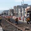 Photo of Track work taking place at 35th Avenue