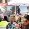 Melody Takata of GenRyu Arts doing a Taiko drumming performance
