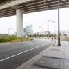Mission Bay Drive facing east under 280 overpass