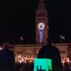 Let's Glow event - Projection art on Ferry building