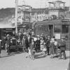 Image of passengers in 1927 around the 2 Ocean Bus Line.