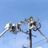 PG&E upgrading power lines during a Fix It! program.